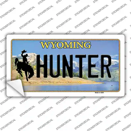 Hunter Wyoming Novelty Sticker Decal