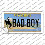Bad Boy Wyoming Novelty Sticker Decal