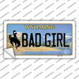 Bad Girl Wyoming Novelty Sticker Decal
