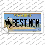Best Mom Wyoming Novelty Sticker Decal