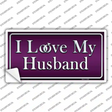 I Love My Husband Novelty Sticker Decal