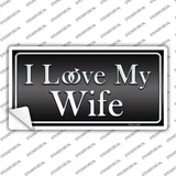 I Love My Wife Novelty Sticker Decal