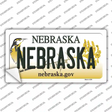 Nebraska Background Novelty Sticker Decal