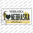 I Love Nebraska Novelty Sticker Decal