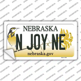 N Joy NE Nebraska Novelty Sticker Decal