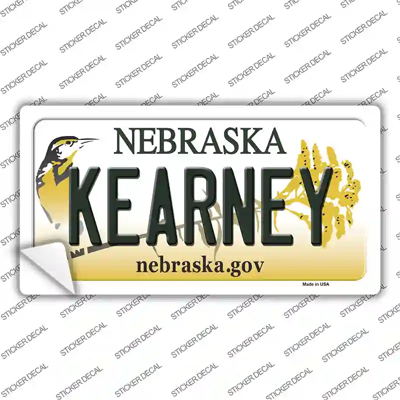 Kearney Nebraska Novelty Sticker Decal