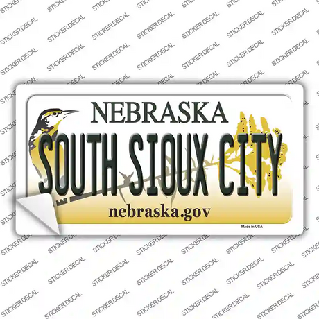 South Sioux City Nebraska Novelty Sticker Decal