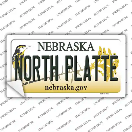 North Platte Nebraska Novelty Sticker Decal
