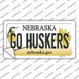 Go Huskers Nebraska Novelty Sticker Decal