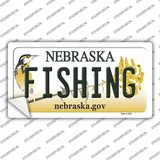 Fishing Nebraska Novelty Sticker Decal