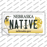 Native Nebraska Novelty Sticker Decal
