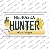 Hunter Nebraska Novelty Sticker Decal