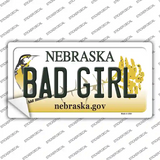Bad Girl Nebraska Novelty Sticker Decal