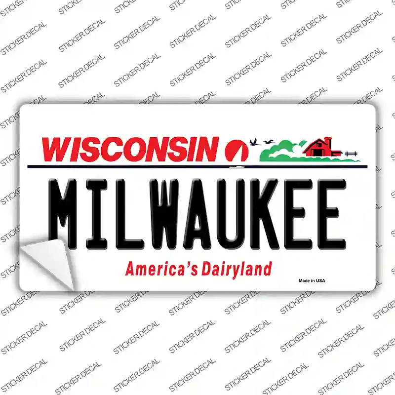Milwaukee Wisconsin Novelty Sticker Decal