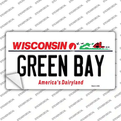 Green Bay Wisconsin Novelty Sticker Decal