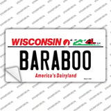 Baraboo Wisconsin Novelty Sticker Decal