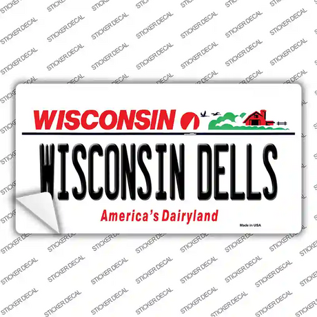 Wisconsin Dells Wisconsin Novelty Sticker Decal