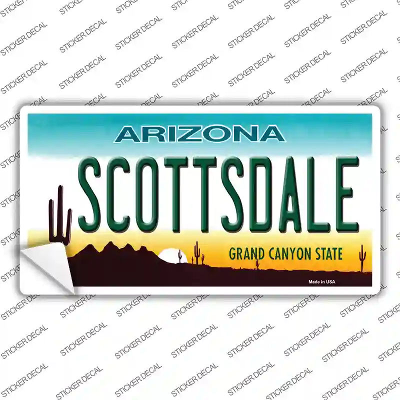 Scottsdale Arizona Novelty Sticker Decal