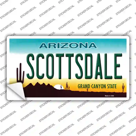 Scottsdale Arizona Novelty Sticker Decal