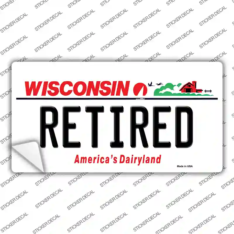 Retired Wisconsin Novelty Sticker Decal