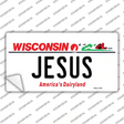 Jesus Wisconsin Novelty Sticker Decal