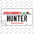 Hunter Wisconsin Novelty Sticker Decal