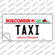 Taxi Wisconsin Novelty Sticker Decal