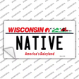 Native Wisconsin Novelty Sticker Decal