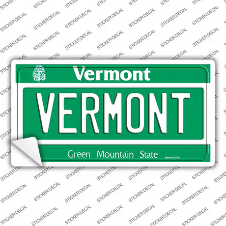 Vermont Novelty Sticker Decal