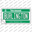 Burlington Vermont Novelty Sticker Decal