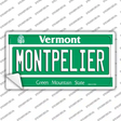 Montpelier Vermont Novelty Sticker Decal