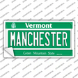 Manchester Vermont Novelty Sticker Decal