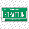 Stratton Vermont Novelty Sticker Decal