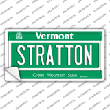 Stratton Vermont Novelty Sticker Decal