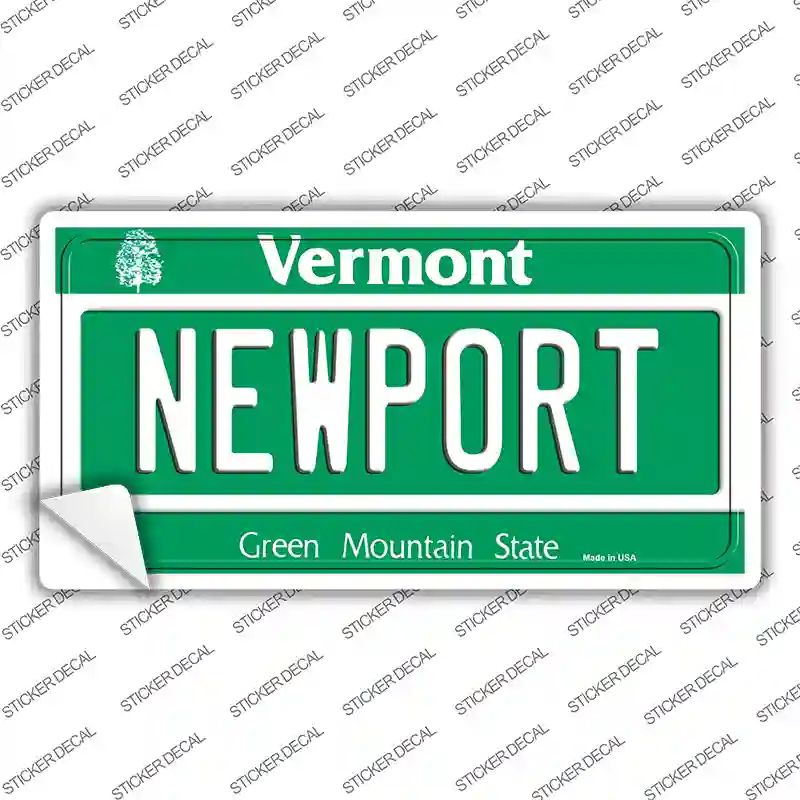 Newport Vermont Novelty Sticker Decal