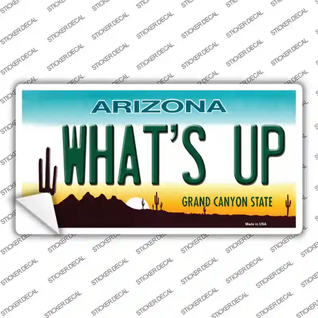 Whats Up Novelty Sticker Decal