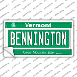Bennington Vermont Novelty Sticker Decal