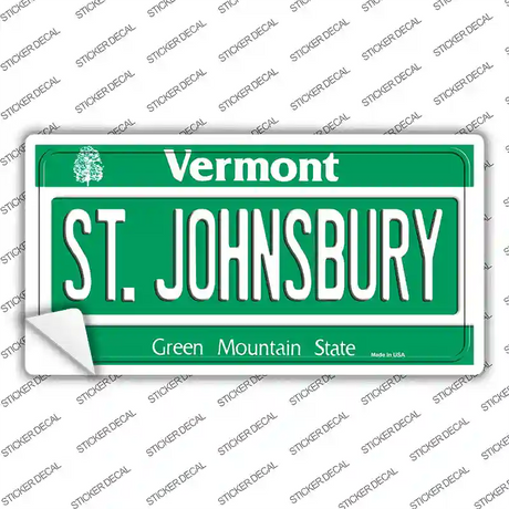 St Johnsbury Vermont Novelty Sticker Decal