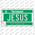 Jesus Vermont Novelty Sticker Decal