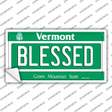 Blessed Vermont Novelty Sticker Decal
