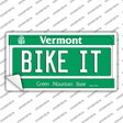 Bike It Vermont Novelty Sticker Decal