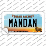 Mandan North Dakota Novelty Sticker Decal