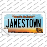Jamestown North Dakota Novelty Sticker Decal