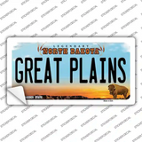 Great Plains North Dakota Novelty Sticker Decal