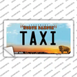 Taxi North Dakota Novelty Sticker Decal