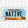 Native North Dakota Novelty Sticker Decal