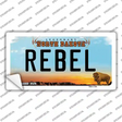 Rebel North Dakota Novelty Sticker Decal