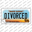Divorced North Dakota Novelty Sticker Decal