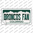 Broncos Fan Colorado Novelty Sticker Decal