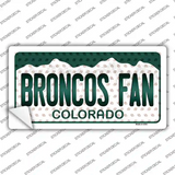 Broncos Fan Colorado Novelty Sticker Decal